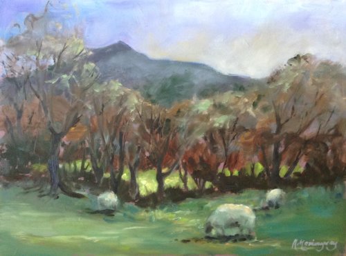 Carn Ingli from Nevern by Alison Hemingway