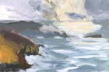 Solva Harbour Storm by Nicola Schoenenberger