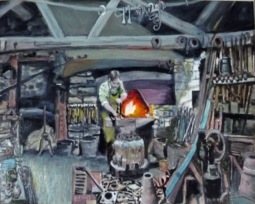 St Fagan's Smithy By Dave Sims