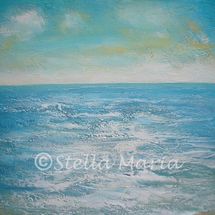 Turquoise Dream turquoise dream acrylic painting by stella maria art 12in x 12in solihull