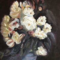 Study after Manet Still Life with White Peonies and Other Flowers