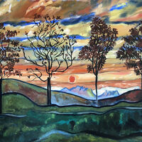 Study after Schiele Four Trees