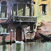 Study after Seago The Little Palazzo Venice