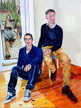 Alexis Mavrikakis & Robert Nisbet oils COMMISSION
