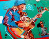 Badly drawn boy and Guy Davis 40x50cms