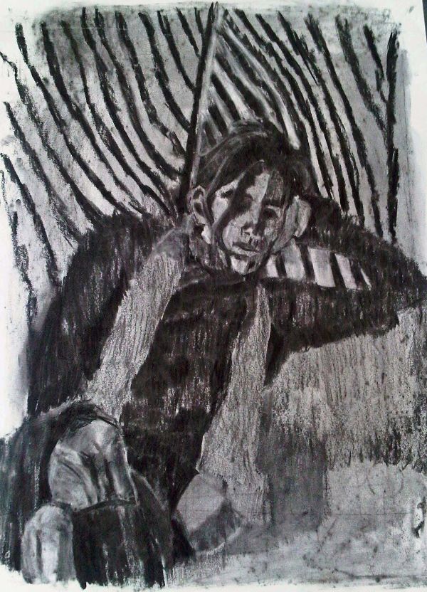 Florencia life drawing by Stella Tooth