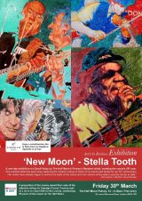 Half Moon Putney Resident Artist exhibition poster MAR2018