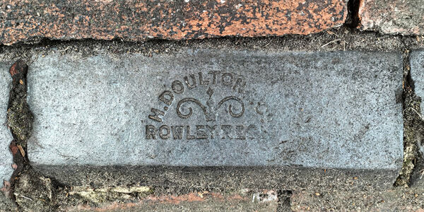Henry Doulton & Company Rowley Regis plinth brick.