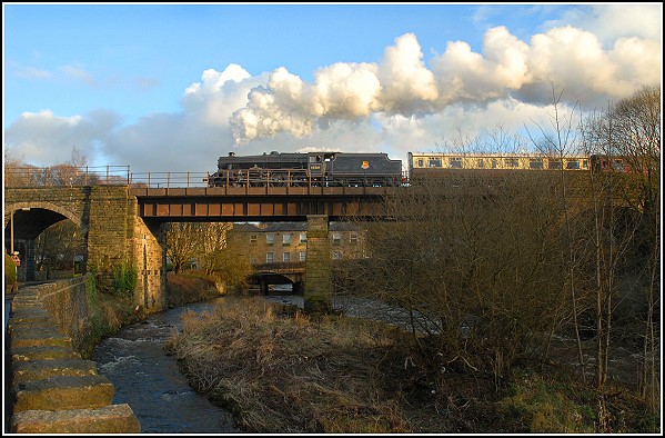 Crossing the Irwell at Brooksbottoms