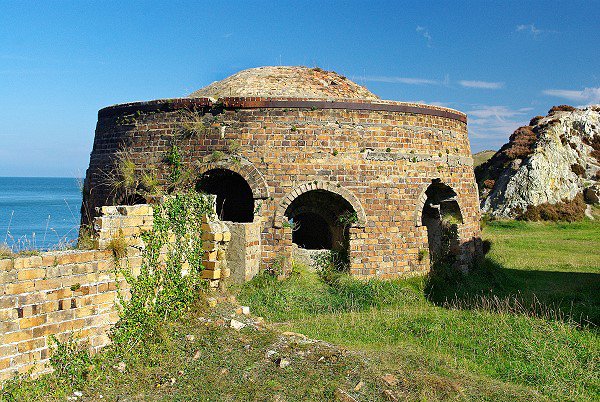 One of three old lime kilns