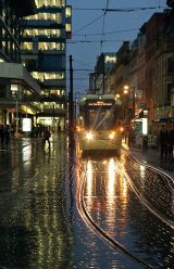 Wet night in Manchester