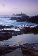 Stormy evening at Godrevy