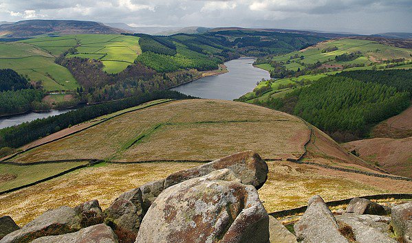 View towards Ladybower Reservoir
