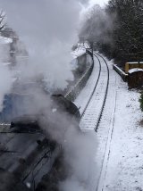 Leaving Haworth Station