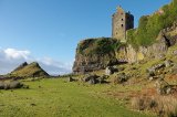 View of castle from east side.
