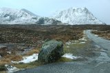 Road leaving The Kingshouse Hotel