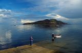 Lamlash Bay and Holy Island