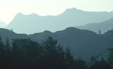 View towards the Langdale Pikes