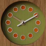 Ref. G/O - green face, orange dots