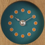 Ref. B/O - blue face, orange dots