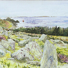 Greetings Card - "Ancient village" Ancient Village, Bants Carn, St Mary's, Isles of Scilly