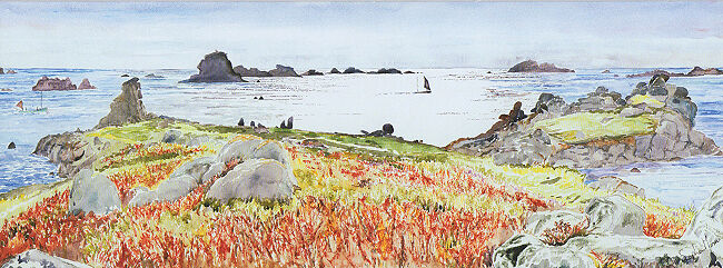 Passing Boats, Droppy Nose Point, Bryher, Isles of Scilly