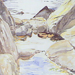 Greetings Card "Rock Pool Reflections", St Marys, Isles of Scilly Rock Pool Reflections. St Marys, Isles of Scilly