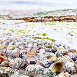 Greetings Card "Sea Jewels", Porthloo, St Marys, Isles of Scilly "Sea Jewels", Porthloo, St Marys, Isles of Scilly