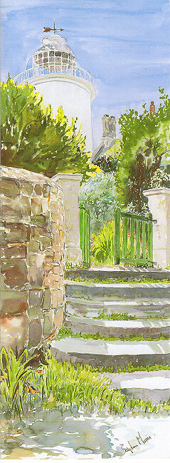 "Steps to Chimneys, St Agnes, Isles of Scilly