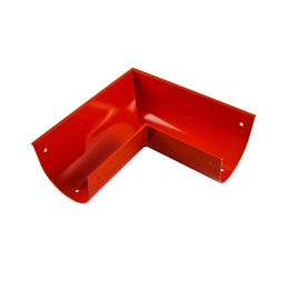 Product photography: beaded deep half round aluminium gutter