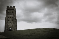 On Top of Glastonbury Tor