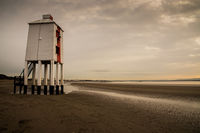 Lighthouse with Red Stripe, Burnham on Sea