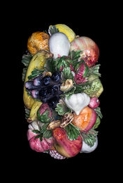 Kitsch Ceramic Fruit Bowl