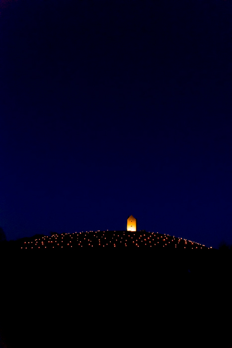 Somerset, England: Bruton – ‘Spiral of Light’ Festival 2 - portrait format