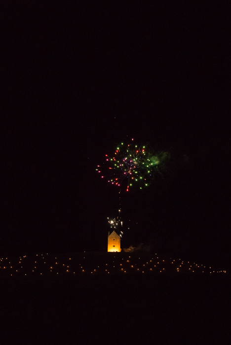 Somerset, England: Bruton – ‘Spiral of Light’ Festival Fireworks 1