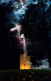 Somerset, England: Bruton – ‘Spiral of Light’ Festival Fireworks 5
