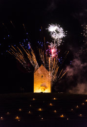 Somerset, England: Bruton – ‘Spiral of Light’ Festival Fireworks 6