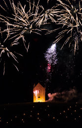 Somerset, England: Bruton – ‘Spiral of Light’ Festival Fireworks 7