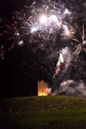 Somerset, England: Bruton – ‘Spiral of Light’ Festival Fireworks 9