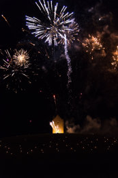 Somerset, England: Bruton – ‘Spiral of Light’ Festival Fireworks 15