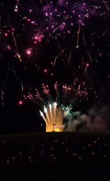 Somerset, England: Bruton – ‘Spiral of Light’ Festival Fireworks 16