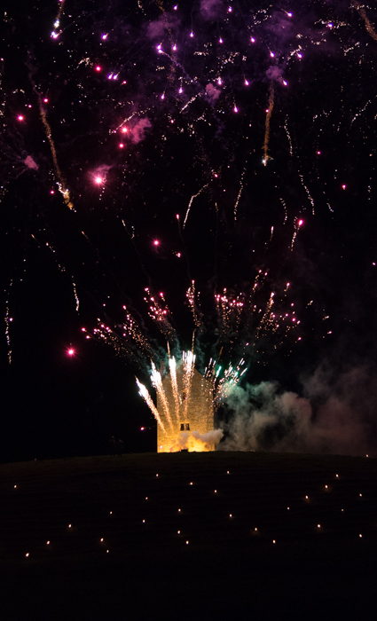 Somerset, England: Bruton – ‘Spiral of Light’ Festival Fireworks 16