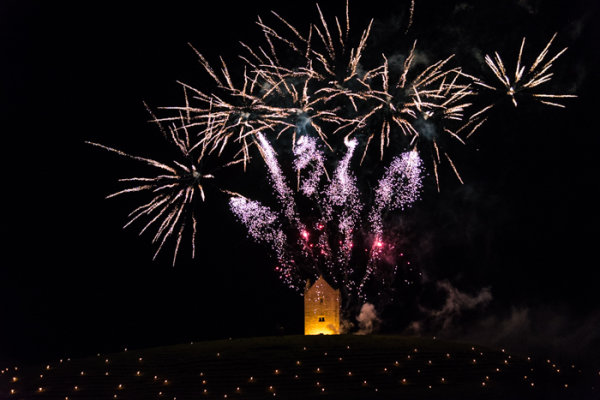 Somerset, England: Bruton – ‘Spiral of Light’ Festival Fireworks 19