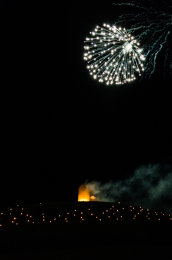 Somerset, England: Bruton – ‘Spiral of Light’ Festival Fireworks 24