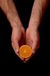 Orange and Hands