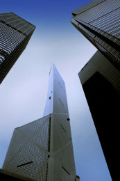 HONG KONG, CHINA: Sycrapers