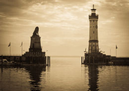 LINDAU, GERMANY: on the edge of Lake Constance