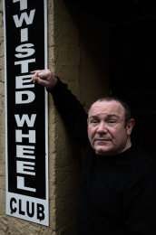 Portrait: Pete Roberts at the Twisted Wheel, Manchester