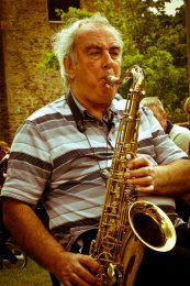 Saxophonist, Packhorse Fair, Bruton