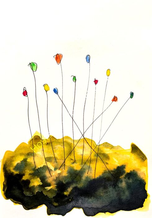 Untitled ink study 8 2025